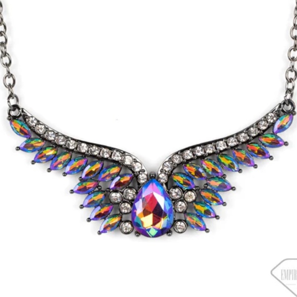 💜🙏💜 “SMOLDERING SHIMMER” MULTI OIL SPILL NECKLACE ~ PAPARAZZI❗️💜🙏💜 - Picture 8 of 8